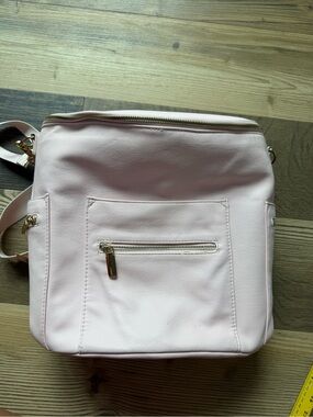 Miss Fong Soft Light Pink Convertible Diaper Bag